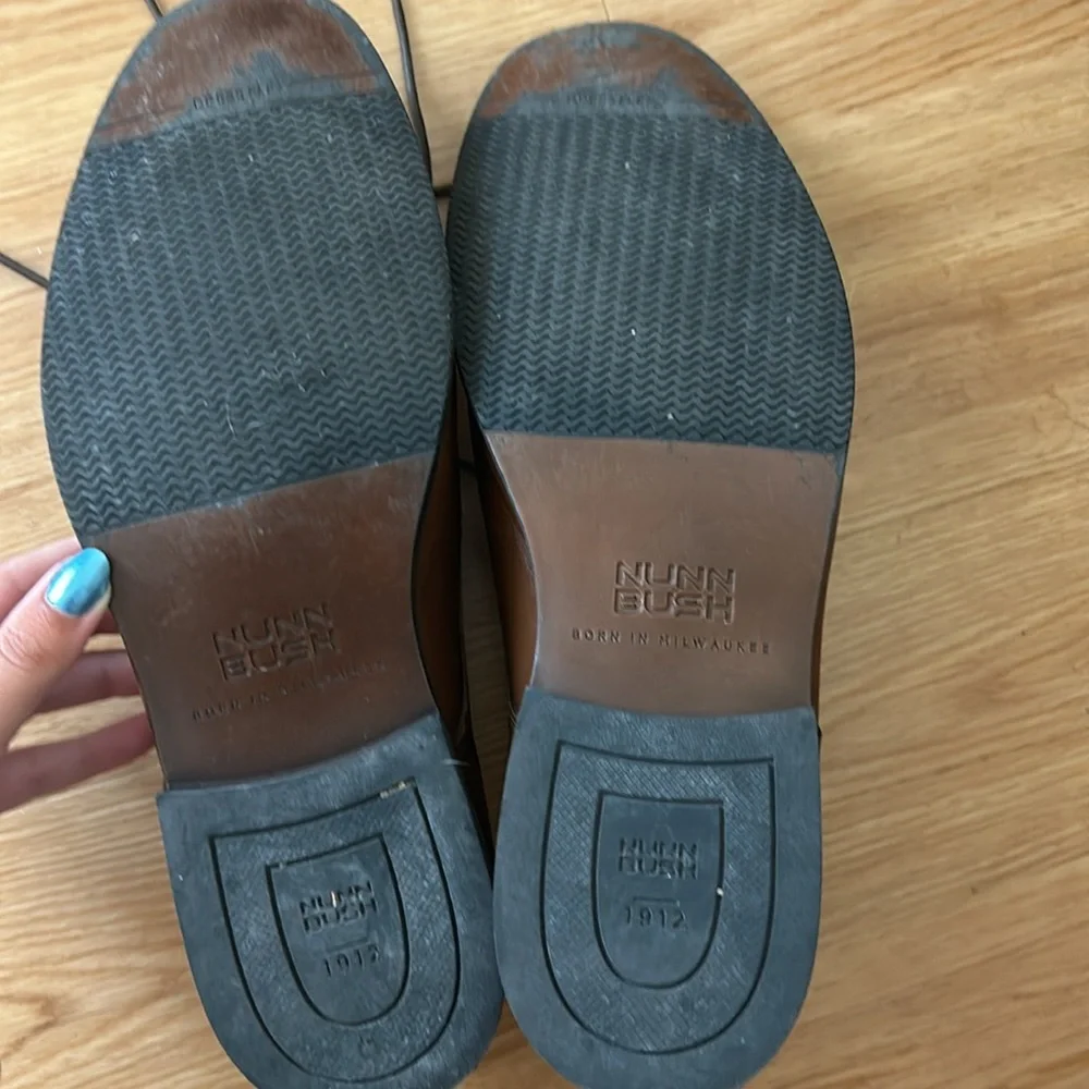 Nunn Bush gel comfort dress flex leather loafers men’s 11.5 great condition 👞